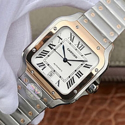 CARTIER W2SA0006 BV工場 サントス ドゥ カルティエ LM