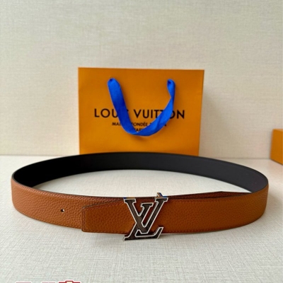 LV メンズ ベルト アエログラム 3.4cm