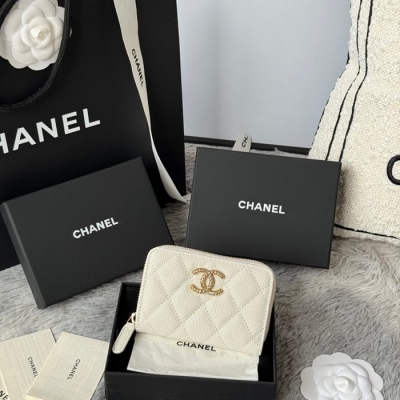 CHANEL カードケース カーフレザー レディース 11×7.5cm