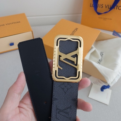 LV メンズ ベルト 両面用 4.0cm