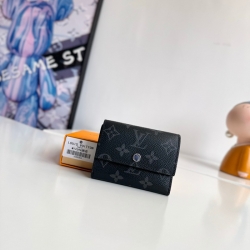 LOUIS VUITTON ヴィクトリーヌ ウォレット モノグラム エクリプス メンズ 11.5×9×2.5cm