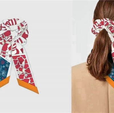 エルメス ヘアバンド シュシュ リボン