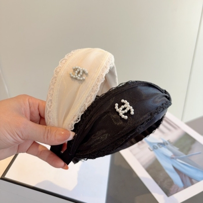 シャネル スタイル ヘアバンド ダブルC