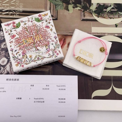 ディオール スタイル ブレスレット スクエア