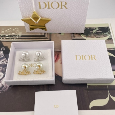 ディオール スタイル ピアス D パール