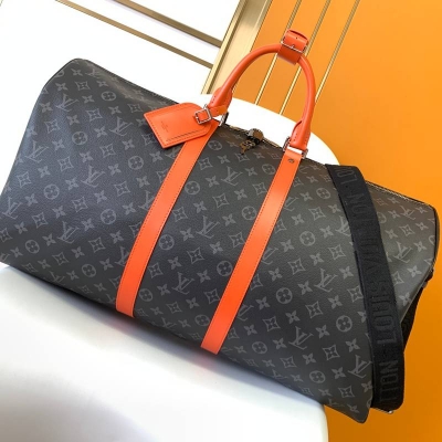 LOUIS VUITTON キープオール バンドリエール 55 モノグラムエクリプス メンズ 55×31×26cm