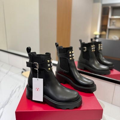【VALENTINO】VLOGOブーツレディース