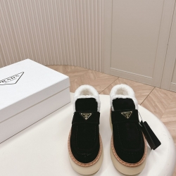 【PRADA】ウールブーツレディース