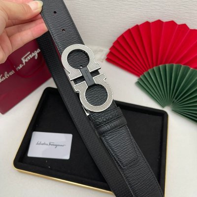 フェラガモ メンズ ベルト 両面用 3.5cm