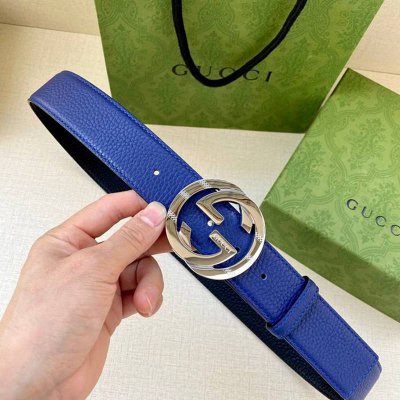 グッチ メンズ ベルト GGマーモント 3.8cm