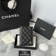 CHANEL パスポートケース カーフレザー ユニセックス 14.5×10.5×2cm