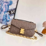 LV ショルダーバッグ レザー ハンドバッグ ポシェットメティス 21.5×13.5×6cm