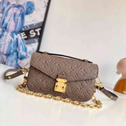 LV ショルダーバッグ レザー ハンドバッグ ポシェットメティス 21.5×13.5×6cm