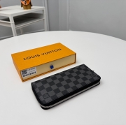 LOUIS VUITTON ジッピー ウォレット ダミエ グラフィット メンズ 19×10cm