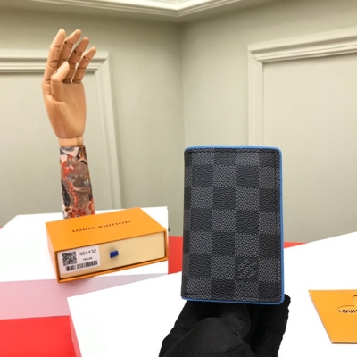 LOUIS VUITTON ポケット オーガナイザー ダミエ グラフィット メンズ 11×7.5cm