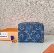 LOUIS VUITTON ジッピー コインパース モノグラム デニム レディース 11×8.5×2cm