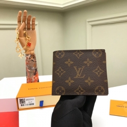 LOUIS VUITTON アメリゴ ウォレット モノグラム キャンバス メンズ 11.5×9.5cm