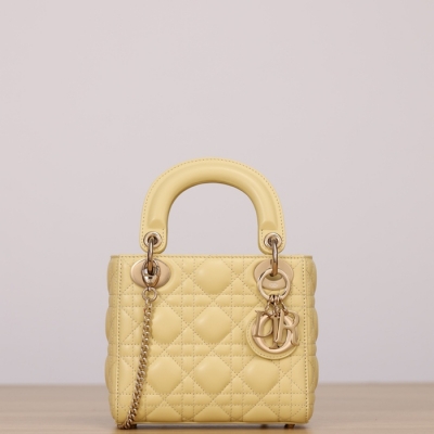 ディオール ハンドバッグ レディディオール 17×15×7cm