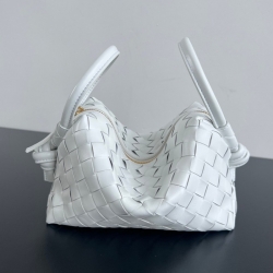 BV ショルダーバッグ レザー ハンドバッグ ループ 19×12×9cm