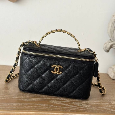 シャネル ポーチ 16×9.5×8cm