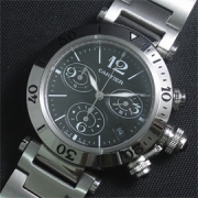 CARTIER パシャ シータイマー レディース クロノ 37mm クォーツ搭載