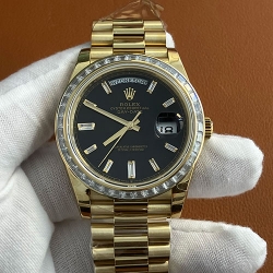 ROLEX 228398TBR デイデイト 40mm ブラック 28800振動