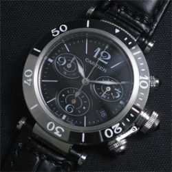 CARTIER パシャ シータイマー レディース クロノ 37mm