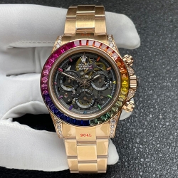 ROLEX デイトナ BLAKEN改装 スケルトン レインボー