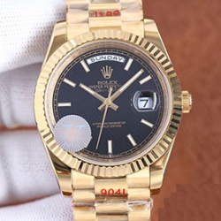 ROLEX デイデイト 斜め格子文字盤 41mm 21600振動 noob