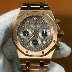 AUDEMARS PIGUET 25960OR BF製 ロイヤルオーク クロノグラフ ピンクゴールド グレー