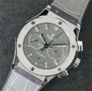 HUBLOT クラシックフュージョン 自動巻き シルバー革ベルト 対応迅速