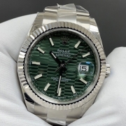 ROLEX M126334 デイトジャスト 41mm ミントグリーン フルーテッド 販促中