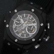HUBLOT ビッグバン 411.CI.1190.LR.ABO14 ウニコ オールブラック スケルトン 機械式