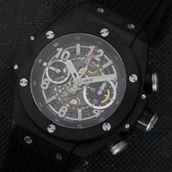 HUBLOT ビッグバン 411.CI.1190.LR.ABO14 ウニコ オールブラック スケルトン 機械式