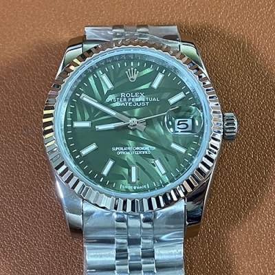 ROLEX デイトジャスト 126234 36mm グリーンパーム 大人気