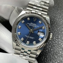 ROLEX 126234G CLEAN製 36mm ブルー 10Pダイヤ 人気No.1