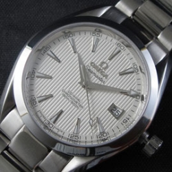 OMEGA シーマスター アクアテラ Asian 2824-2搭載 シルバー 国内即発