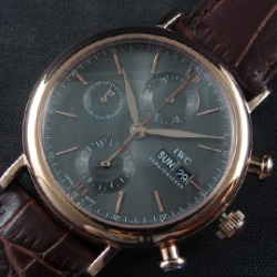 IWC ポルトフィーノ クロノグラフ Asian 7750 自動巻き