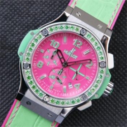 HUBLOT ビッグバン レディースベゼル全面ダイヤ 先月売上第一位
