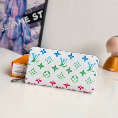 LOUIS VUITTON ジッピー ウォレット モノグラム キャンバス レディース 19×10cm