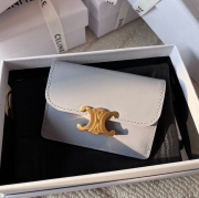 CELINE トリオンフ カードケース カーフレザー レディース 10.5×7×1cm