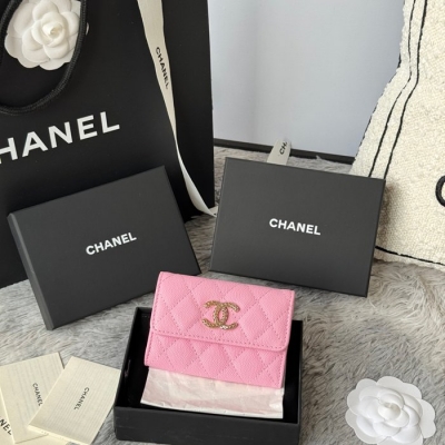 CHANEL カードケース カーフレザー レディース 11×8.5×3cm