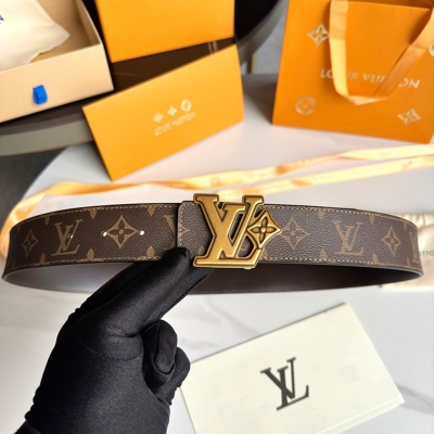 LV メンズ ベルト 両面用 4.0cm
