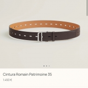 エルメス メンズ ベルト ピンバックル 35mm