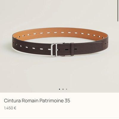 エルメス メンズ ベルト ピンバックル 35mm