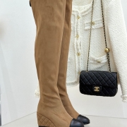 【CHANEL】25Aロングブーツレディース