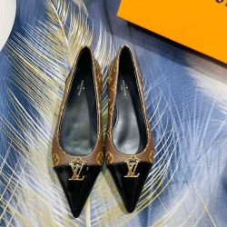 【LOUISVUITTON】唐三彩スニーカーレザースニーカーカジュアルシューズレディース