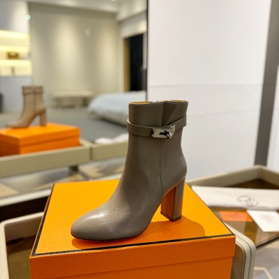 【HERMES】ケリージャンピングブーツレザーブーツレディース