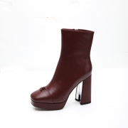 【LOUISVUITTON】ショートブーツ厚底ハイヒールブーツレディース