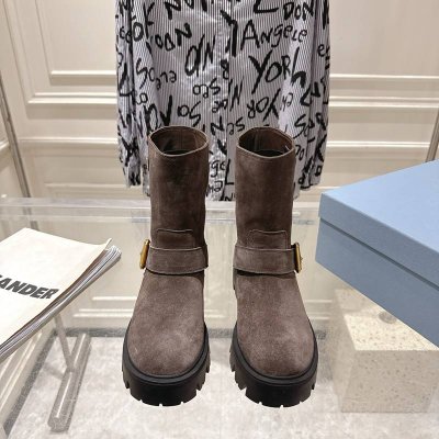 【PRADA】ショートブーツレディース